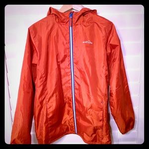 Orange Eddie Bauer Windbreaker/Raincoat